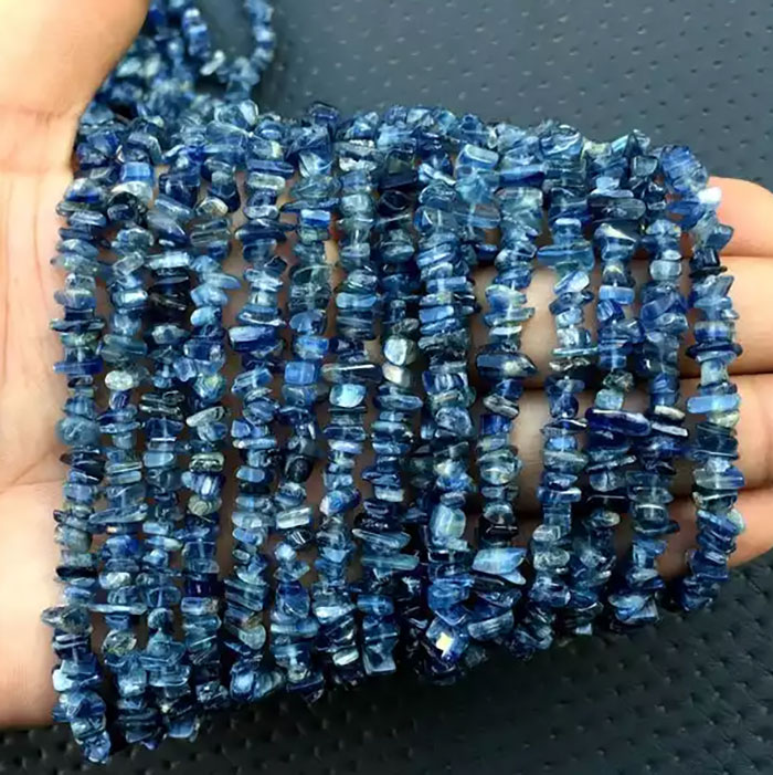 top quality kyanite Uncut Chips Beads Strands wholesaler