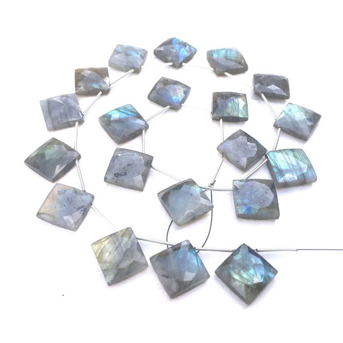 top quality Labradorean Square Beads Strands wholesaler