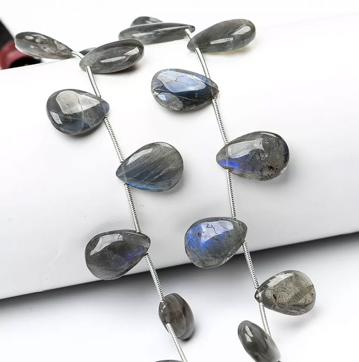 wholesale Labradorean Pear Beads Strands for necklace