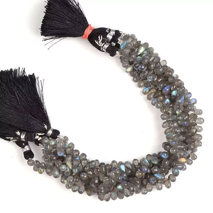 top quality Labradorean Drop Beads Strands wholesaler