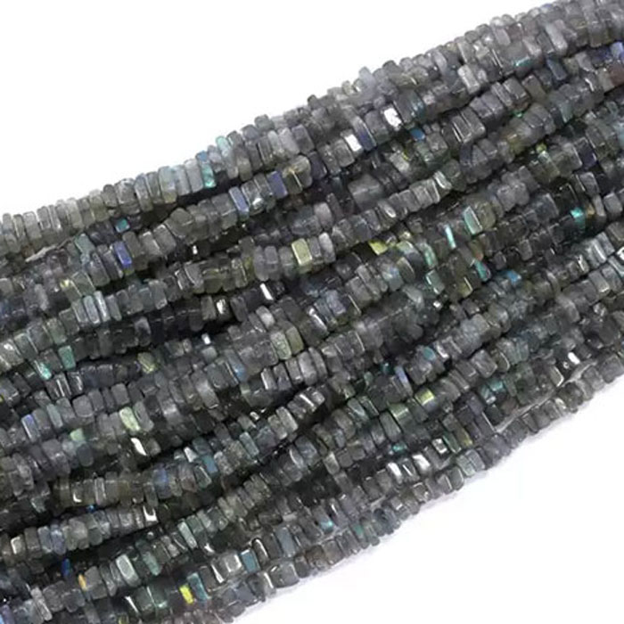 manufacturer of Labradorean Square Beads Strands for jewellery
