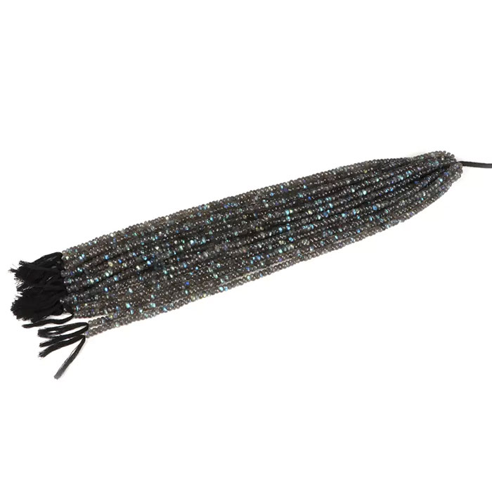 stunning Labradorean Rondell Beads Strands wholesale price