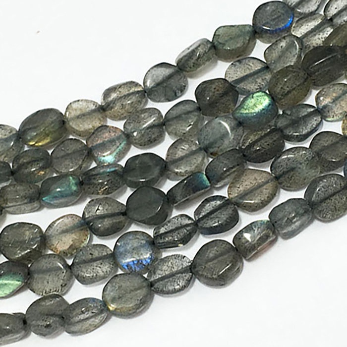 Lose Labradorite Plain Coin 5Mm To 5.5Mm Beads