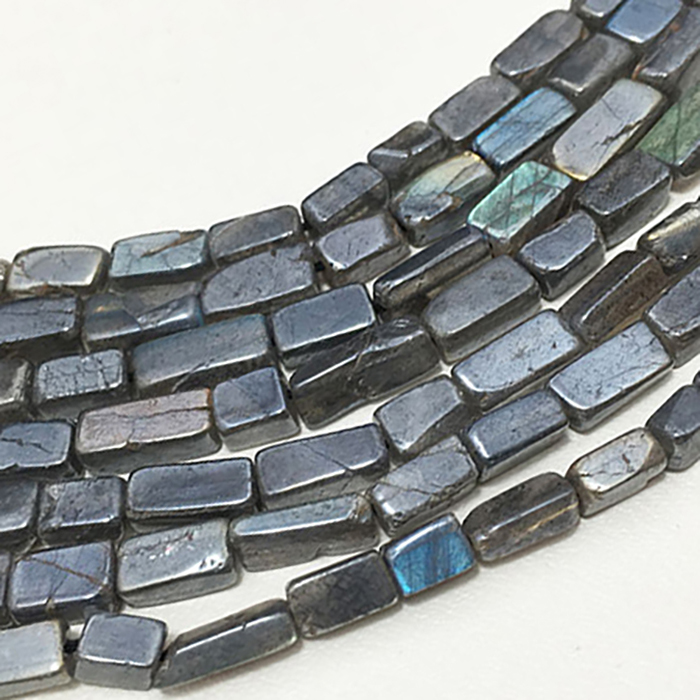 Supplier Labradorite Plain Brick 5Mm To 8Mm Beads