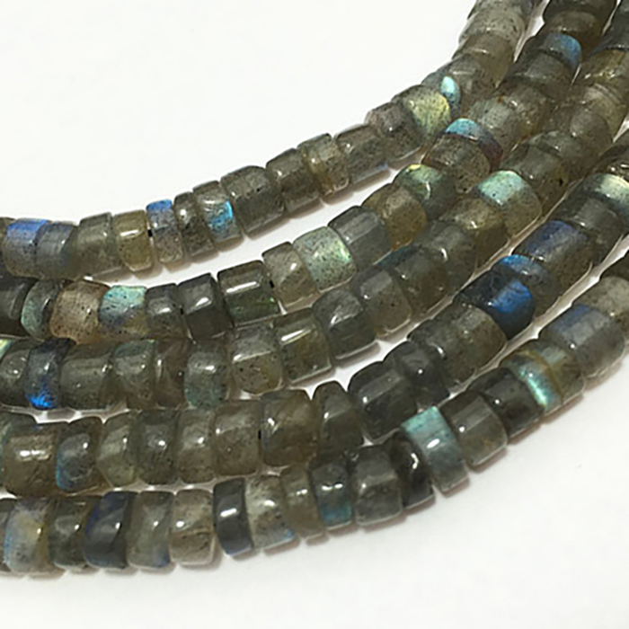 Best Buy Labradorite Plain Wheel 6Mm To 6.5Mm Beads