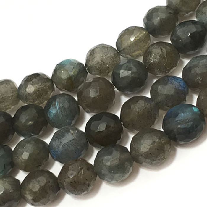Supplier Labradorite Faceted Round 6Mm To 9Mm Beads