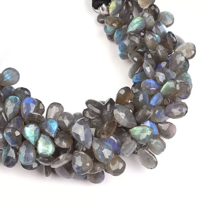 suppliers of Labradorean Pear Beads Strands at best price