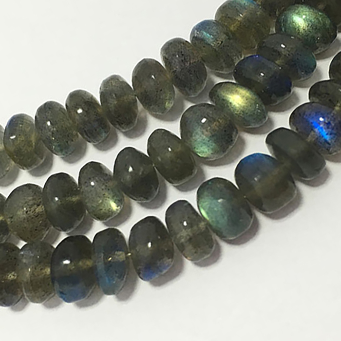 Online Labradorite Plain Rondell 7Mm To 8Mm Beads
