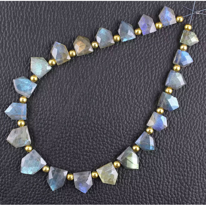 buy online Labradorean Pentagon Beads Strands manufacturer