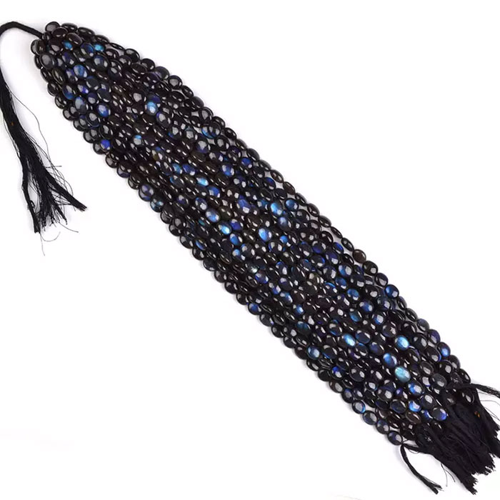 best quality Labradorean Oval Beads Strands manufacturer