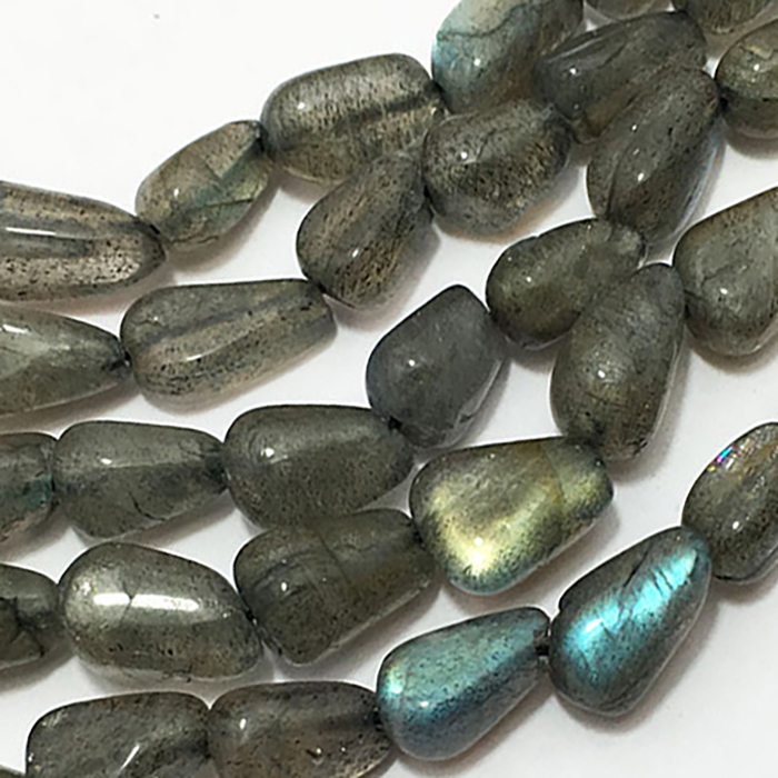 Top Quality Labradorite Plain Top Drill Drops Pear 9Mm To 11Mm Beads