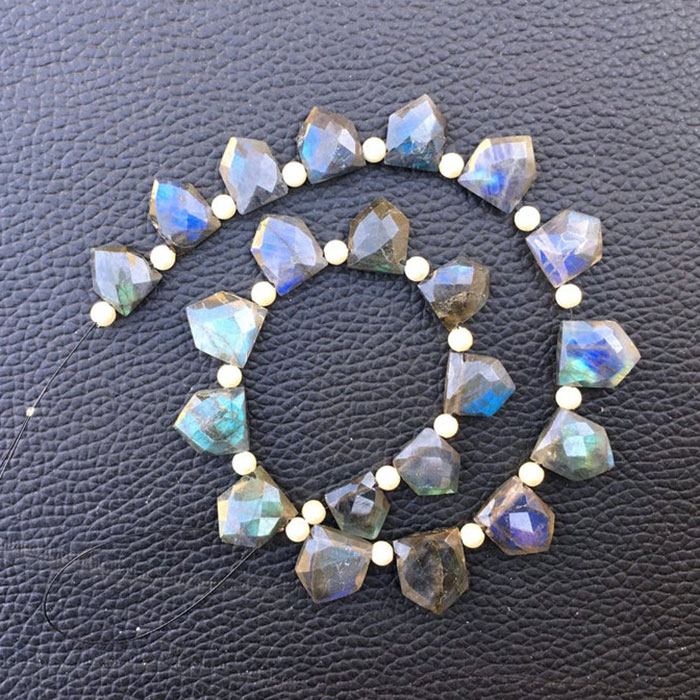 loose Labradorean Pentagon Beads Strands suppliers