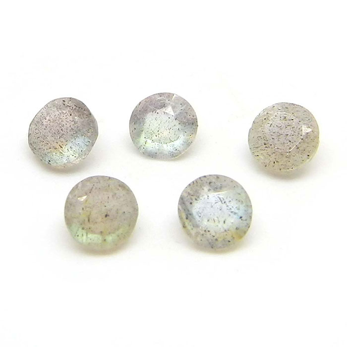 Round Natural Labradorite Loose Gemstone For Jewelry Making