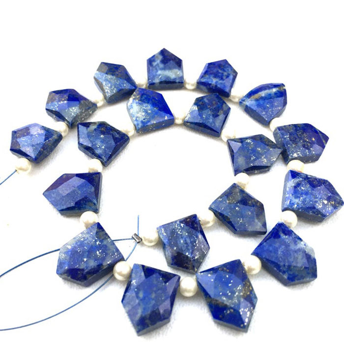 best buy Lapis Lazuli Faceted Beads Strands for necklace