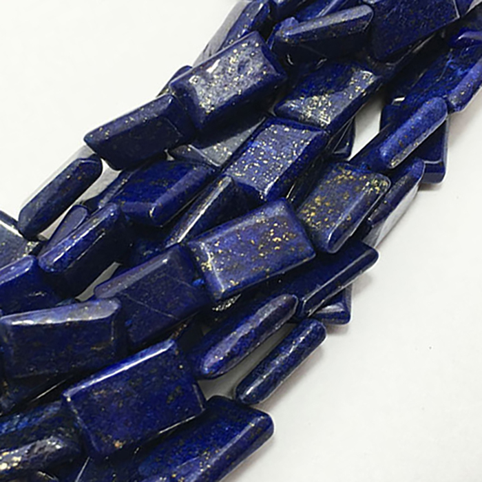 Buy Best Lapis Lazuli Plain Chiclet 12Mm To 14Mm Beads
