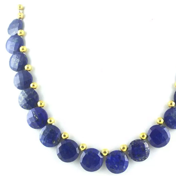 hand made Lapis Lazuli Faceted Beads Strands wholesaler