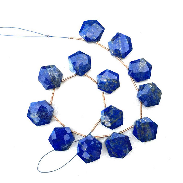 suppliers of Lapis Lazuli Faceted Beads Strands at best price