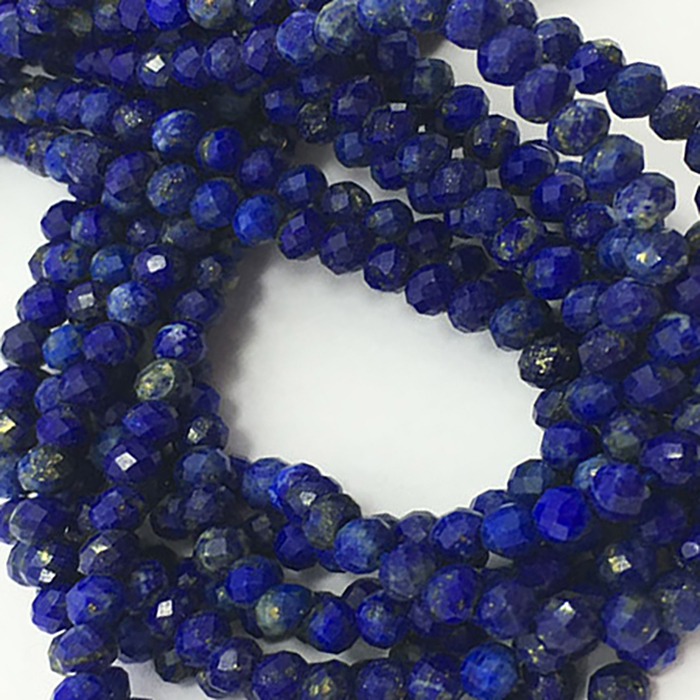Online Lapis Lazuli Faceted Round 3.5Mm To 4Mm Beads
