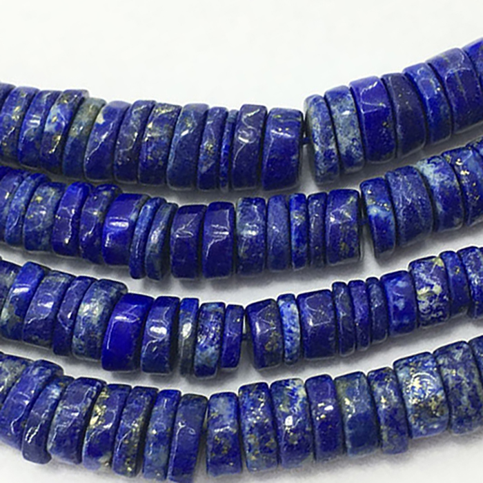 Best Buy Lapis Lazuli Plain Tyre ( Wheel) 5.5Mm To 6.5Mm Beads