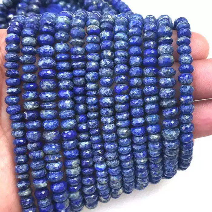 wholesaler of Lapis Lazuli Faceted Beads Strands for mala