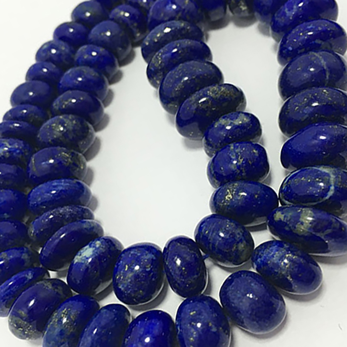 Manufacturer Lapis Lazuli Plain Rondell 6Mm To 12Mm Beads