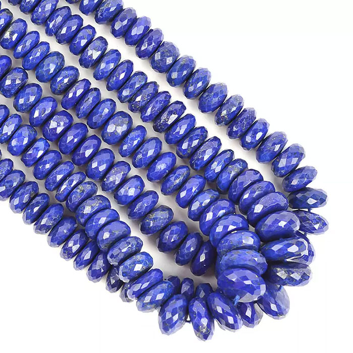 suppliers of Lapis Lazuli Faceted Beads Strands at best price