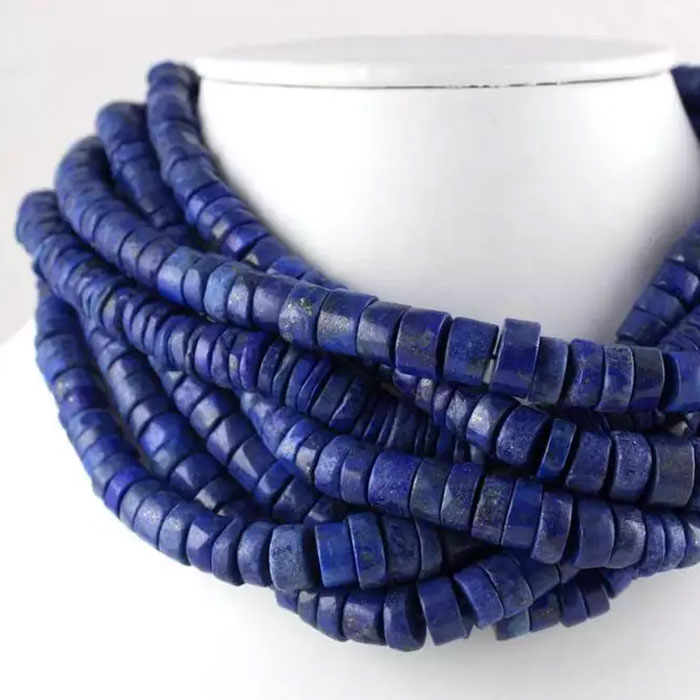 exporters of Lapis Lazuli Plain Beads Strands for mala making