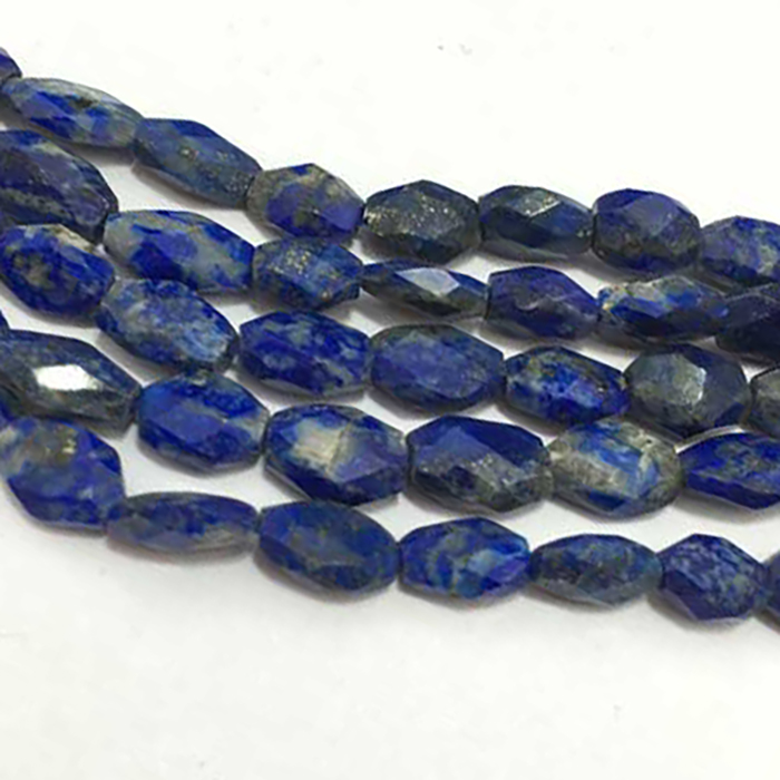 Loose Lapis Lazuli Faceted Oval 7Mm To 1Omm Beads