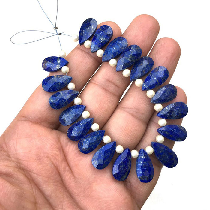 best quality Lapis Lazuli Faceted Beads Strands manufacturer