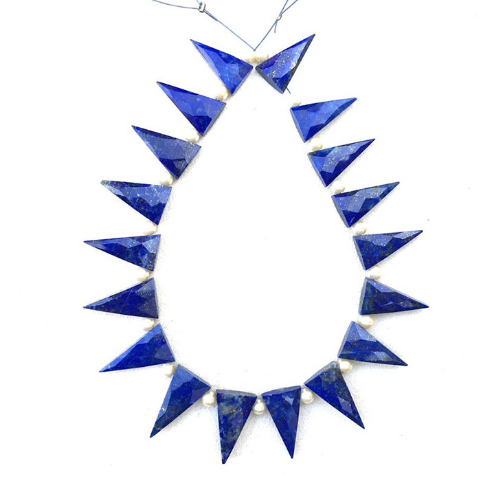 handmade Lapis Lazuli Faceted Beads Strands Huge selections