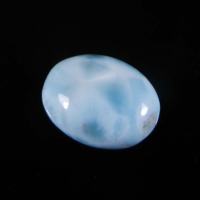 Shop for the best loose jewelry stones | oval Larimar loose gemstone|