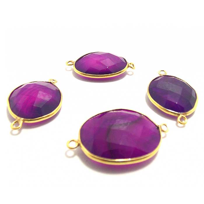 Buy Online Gemstone Double Bail Connector Available At 925silvershine.com
