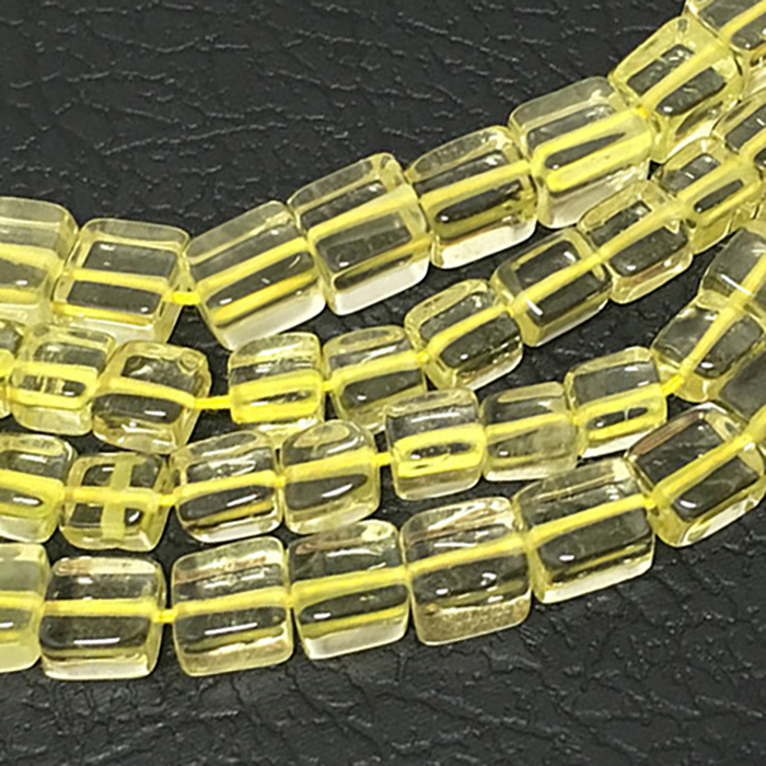 Best Buy Lemon Quartz Plain Box 4.5MM TO 5.5MM Beads