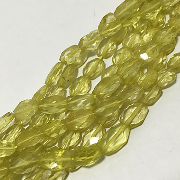 Stunning Lemon Quartz Faceted Oval 5MM TO 8 MM Beads
