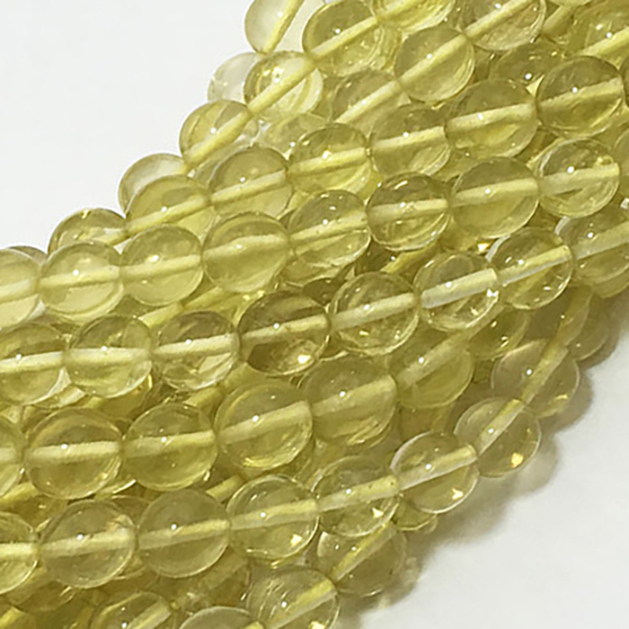 Buy Best Lemon Quartz Plain Round 6mm to 9mm Beads
