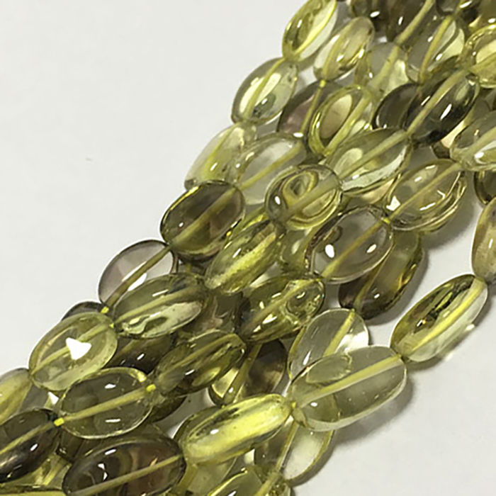 Manufacturer Lemon Quartz Plain Oval 8MM TO 11MM Beads
