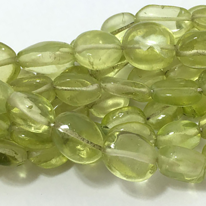 Genuine Lemon Quartz Plain Oval 8MM TO 12MM Beads