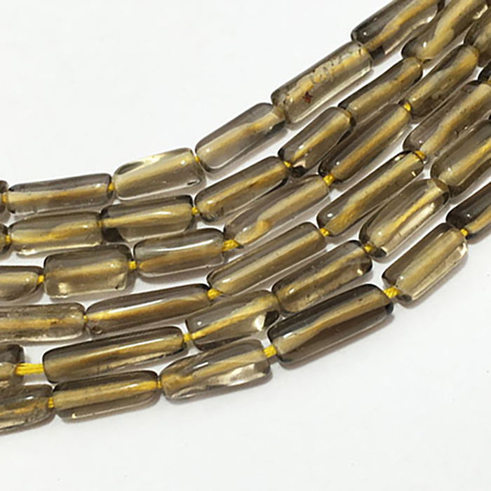 Stunning Lemon Quartz Plain Tube 8MM TO 13MM Beads