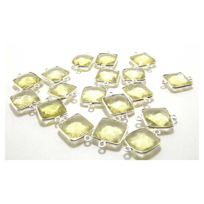 Ready Stock Gemstone Single Bail Connector Beautiful High Quality Bezel Connector