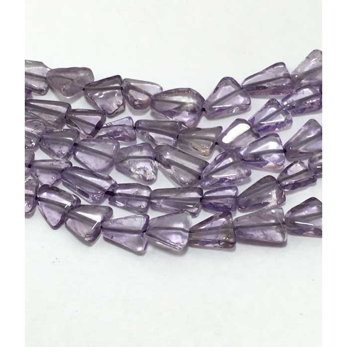 Exporter Light Amethyst Plain Flat Triangle 6MM TO 10MM Beads