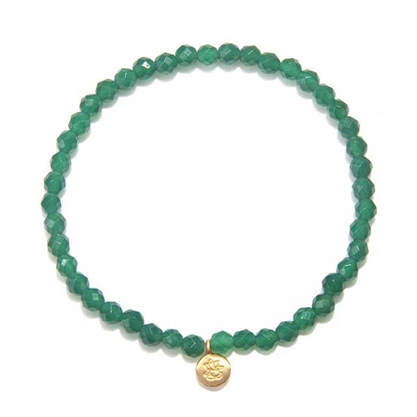 Stunning Natural Loose Green Onyx Beads Bracelets Jewelry