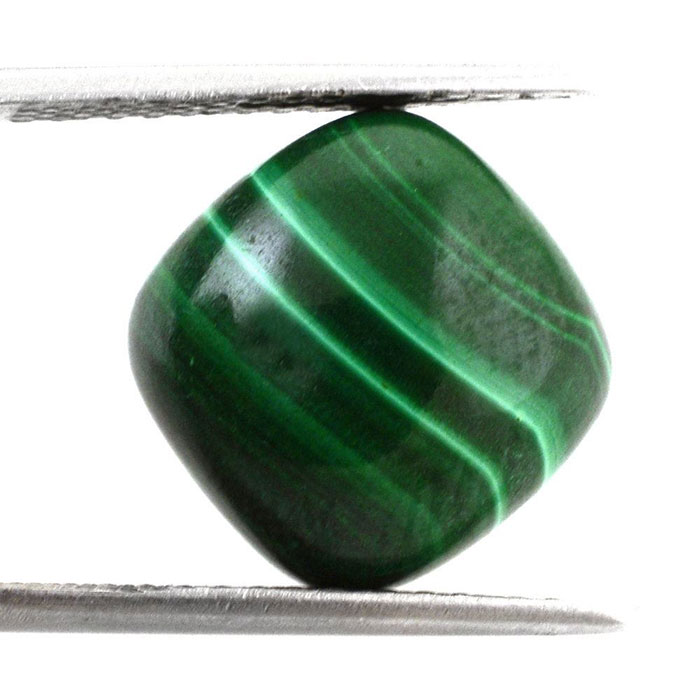 Buy Online Natural Malachite Cushion Gemstone | Loose Malachite Gemstones