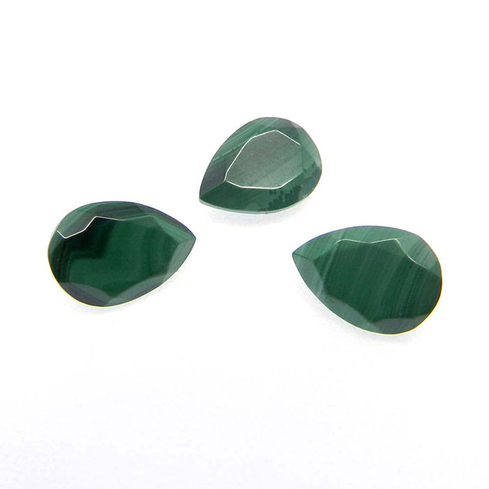 Buy Online Natural Malachite Oval Gemstone | Semi Precious Gemstones