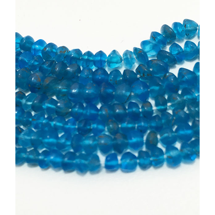 Supplier Neon Apatite Plain Rendell 3.5mm to 4mm Beads