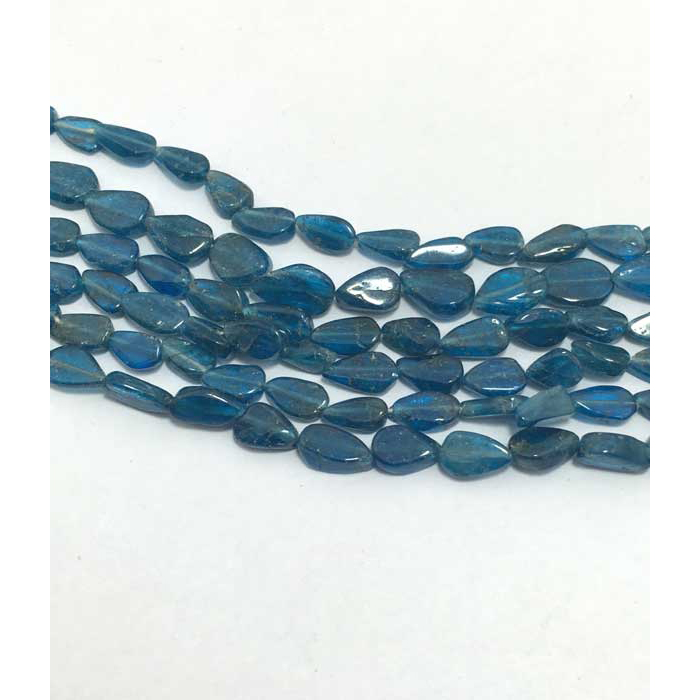 Stunning Neon Apatite Plain Flat Pear 6mm to 8mm Beads