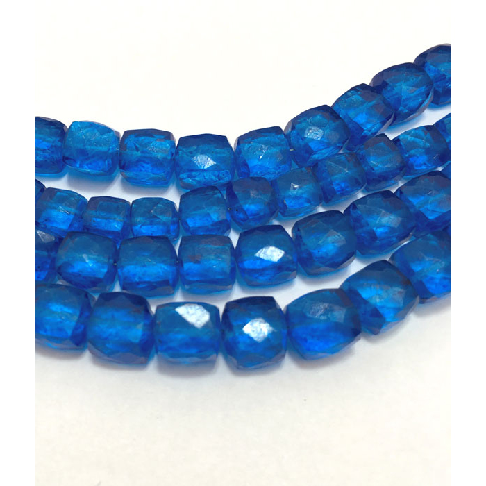 Exporter Neon Apatite Faceted Box and Bricks 7mm to 8mm Beads