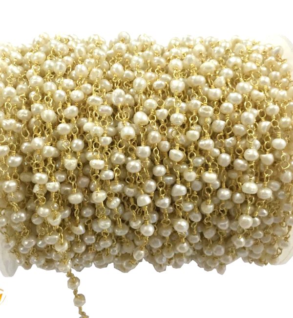 Cheap natural Pearl Gemstone Rosary Chains