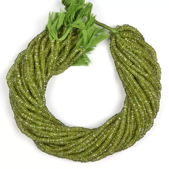 stunning Peridot Faceted Beads Strands wholesale price
