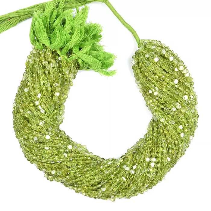 handmade Peridot Plain Beads Strands Huge selections