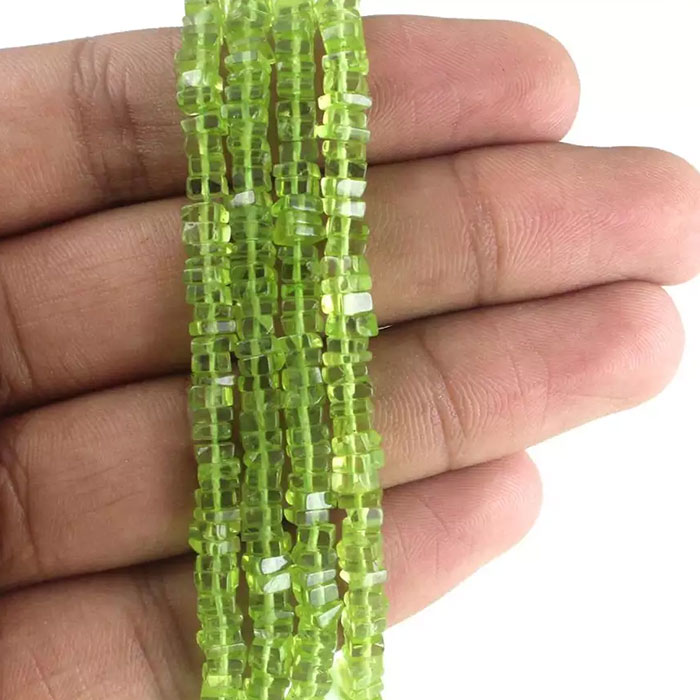 stunning Peridot Plain Beads Strands wholesale price